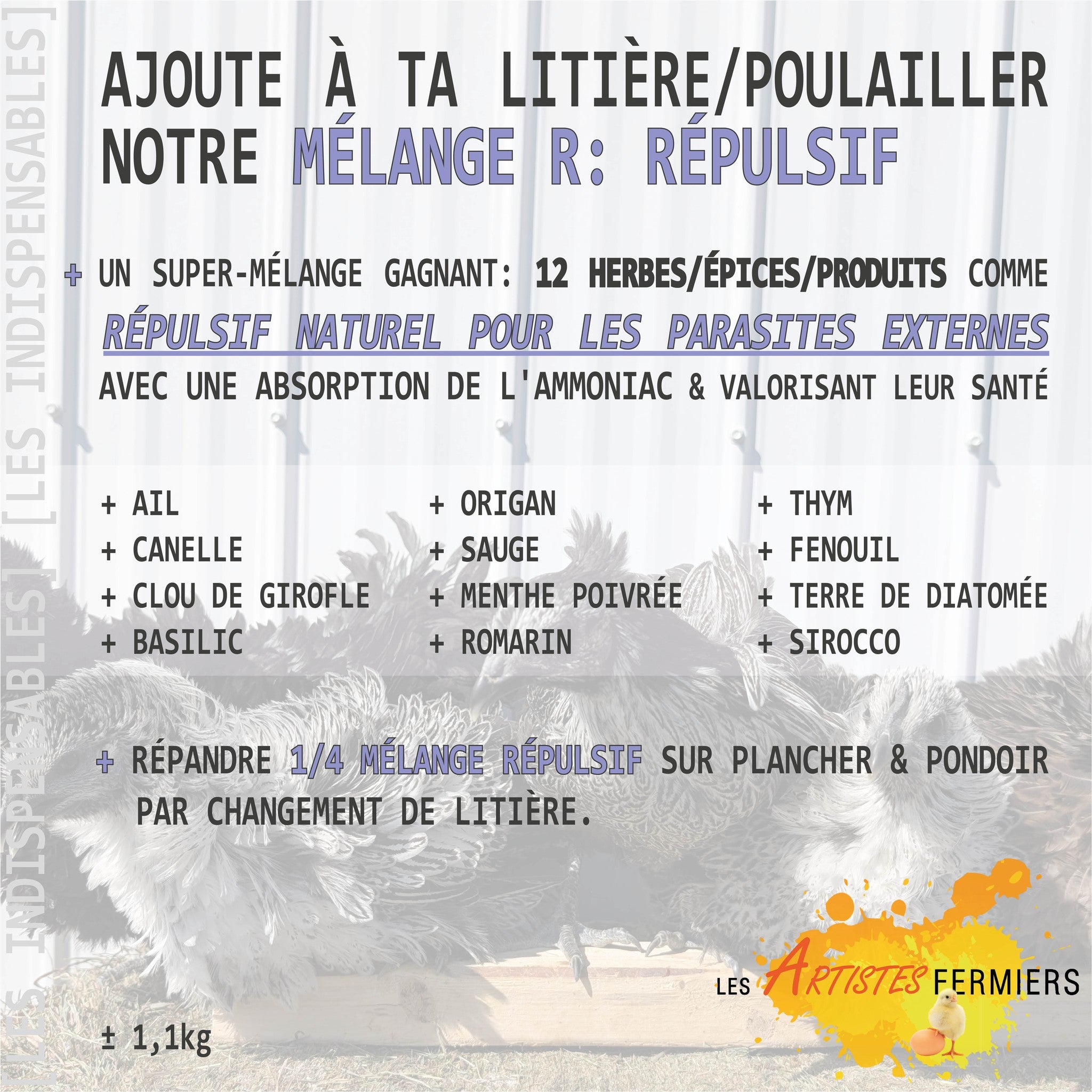 Mélange Herbes & Épices – Répulsif externe